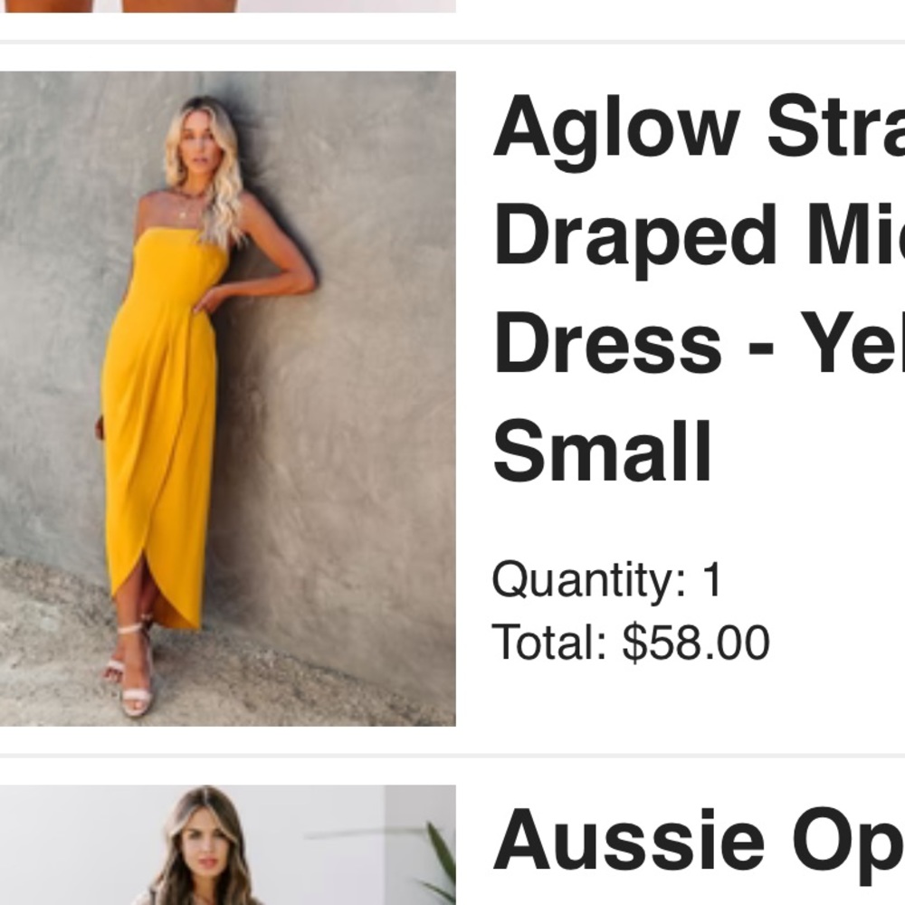 Special occasion dress- yellow!